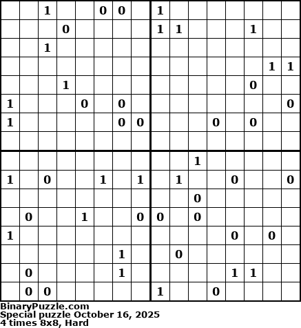 Binary Puzzle