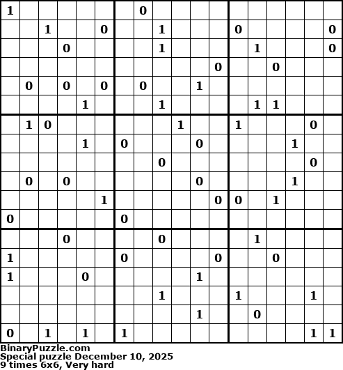 Binary Puzzle