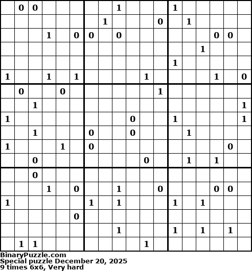 Binary Puzzle