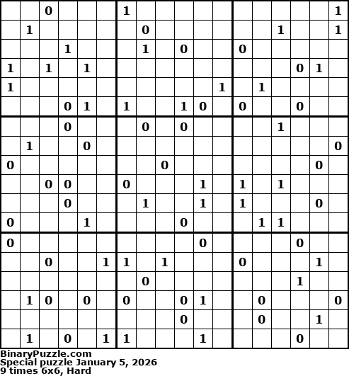 Binary Puzzle