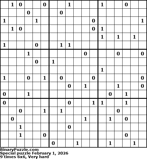 Binary Puzzle