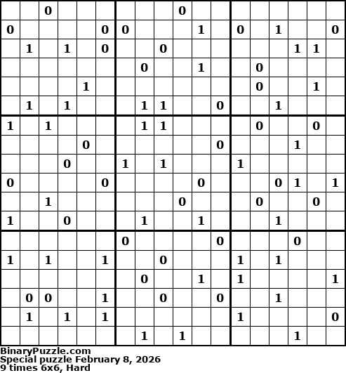 Binary Puzzle