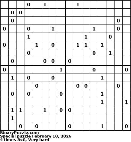 Binary Puzzle