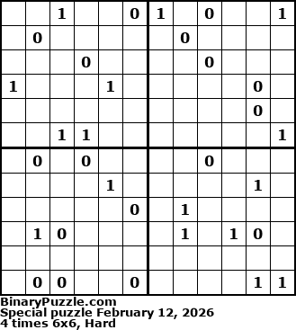 Binary Puzzle