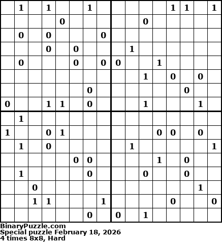 Binary Puzzle