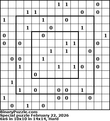 Binary Puzzle