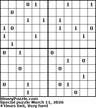 Binary Puzzle