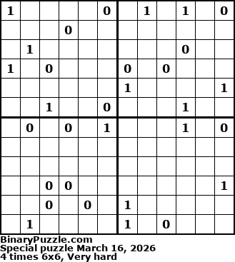 Binary Puzzle