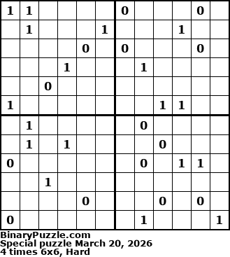 Binary Puzzle