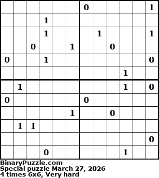 Binary Puzzle
