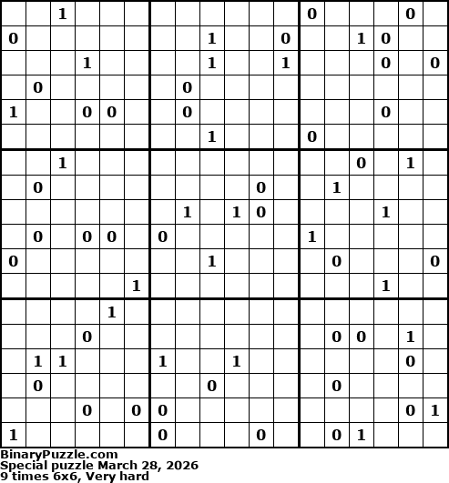 Binary Puzzle