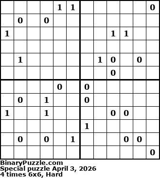 Binary Puzzle