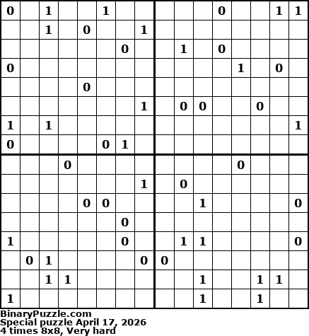 Binary Puzzle