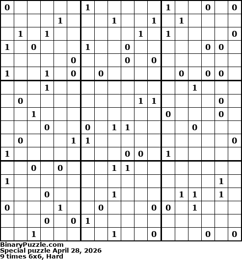 Binary Puzzle