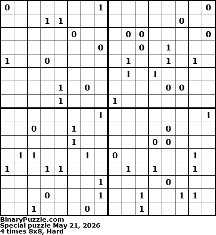 Binary Puzzle
