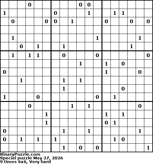 Binary Puzzle