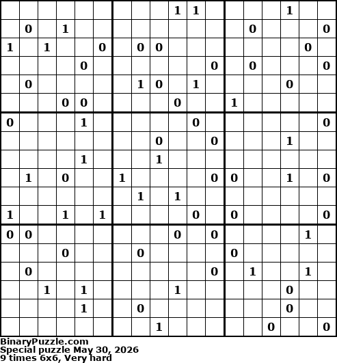 Binary Puzzle