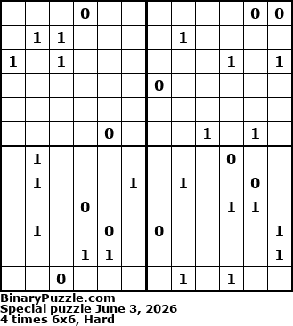 Binary Puzzle