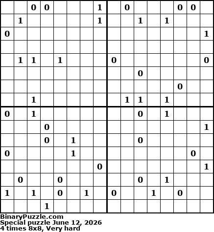 Binary Puzzle