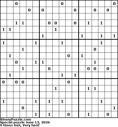 Binary Puzzle