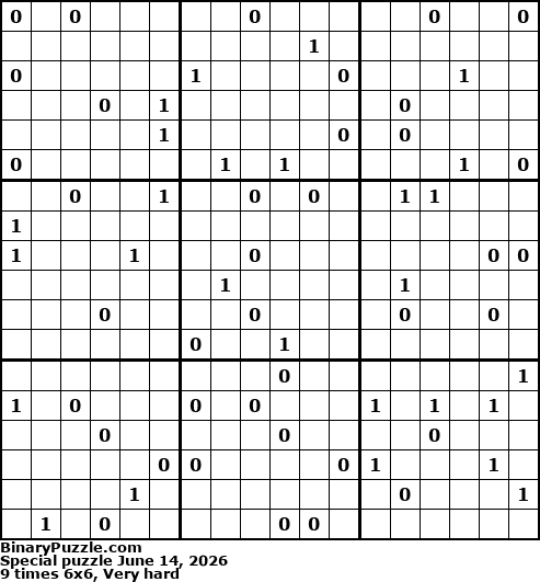Binary Puzzle