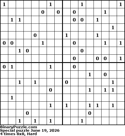 Binary Puzzle