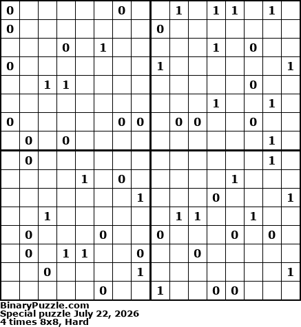 Binary Puzzle