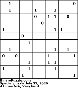 Binary Puzzle