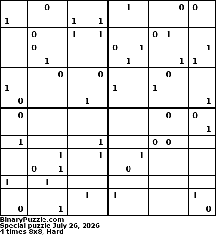 Binary Puzzle