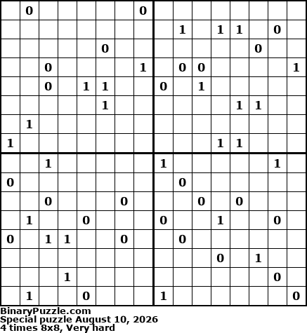 Binary Puzzle