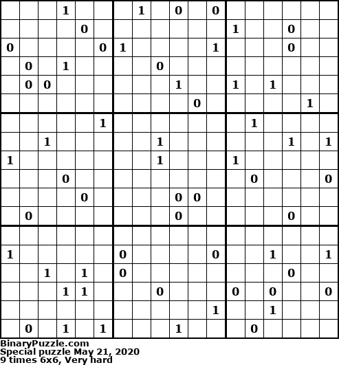 Binary Puzzle