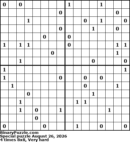 Binary Puzzle