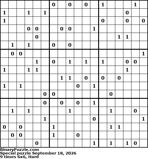 Binary Puzzle