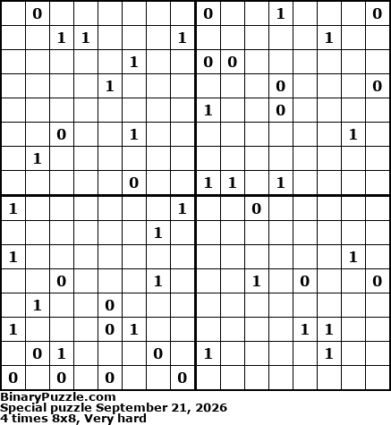Binary Puzzle