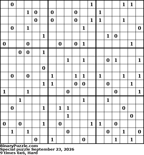 Binary Puzzle
