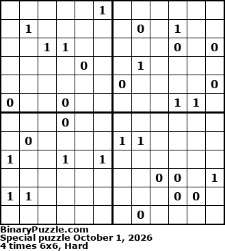 Binary Puzzle