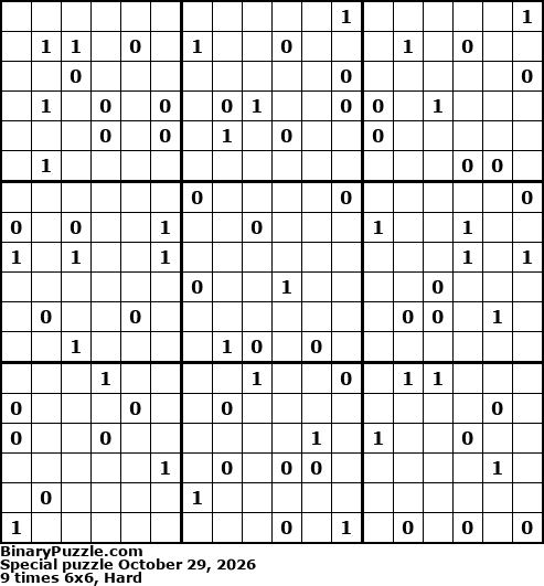 Binary Puzzle