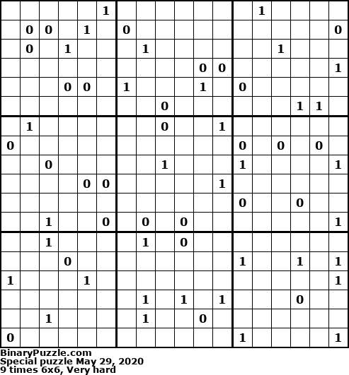 Binary Puzzle