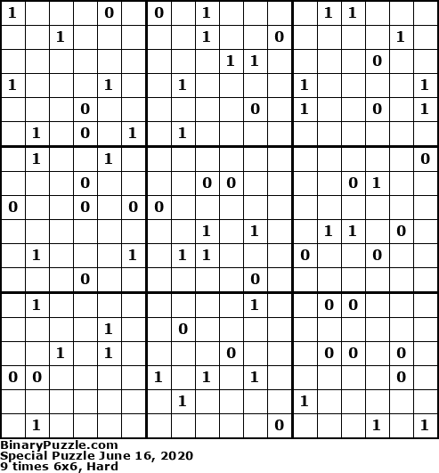 Binary Puzzle