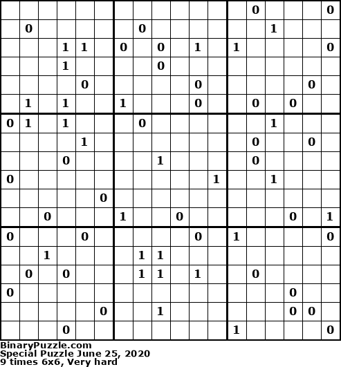 Binary Puzzle