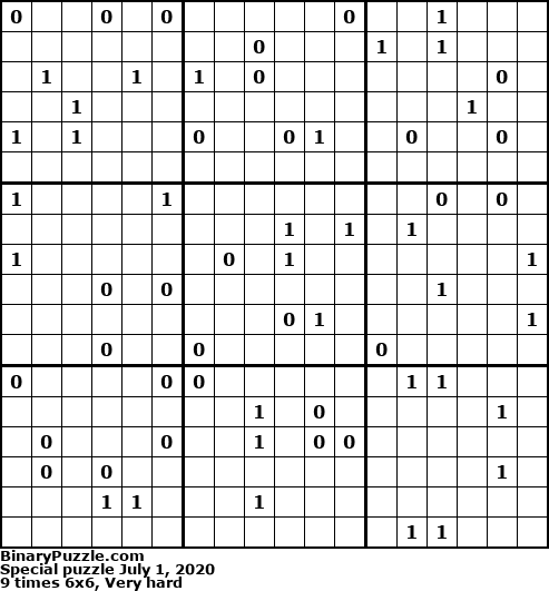 Binary Puzzle