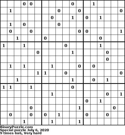 Binary Puzzle