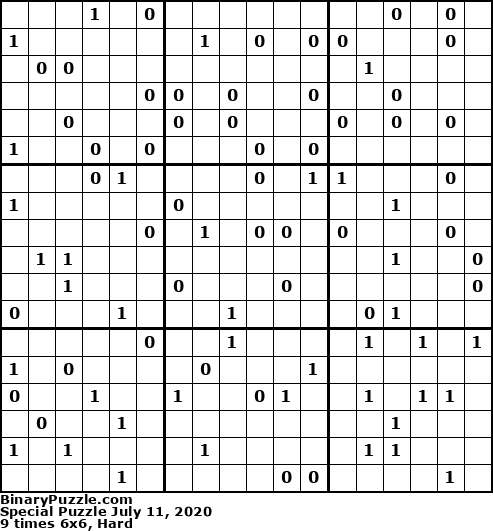Binary Puzzle
