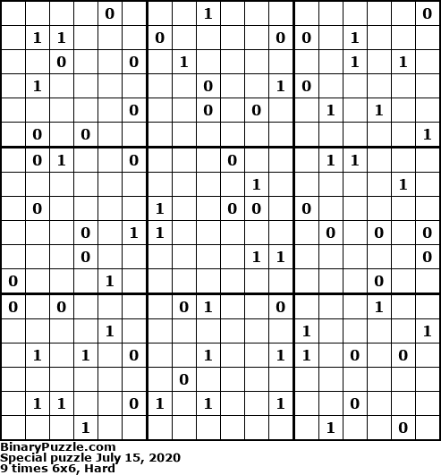 Binary Puzzle