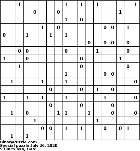 Binary Puzzle