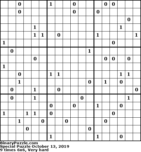 Binary Puzzle