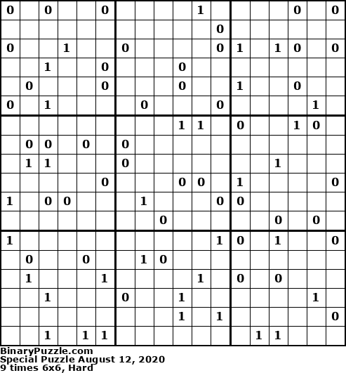 Binary Puzzle