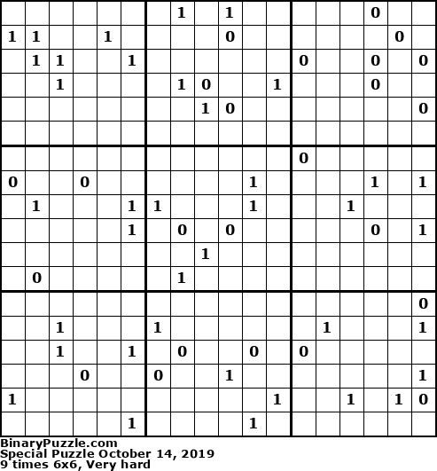 Binary Puzzle