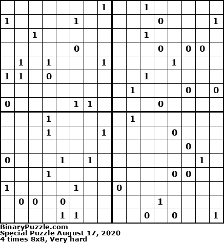 Binary Puzzle