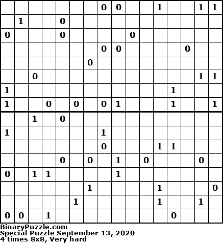 Binary Puzzle
